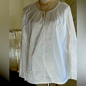 Banana Republic White Blouse